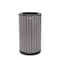 Alpine Industries 32 gal Round Outdoor Can, Grey, Steel + Plastic wood, 20 in ALP4400-01-GRY - alternate 1